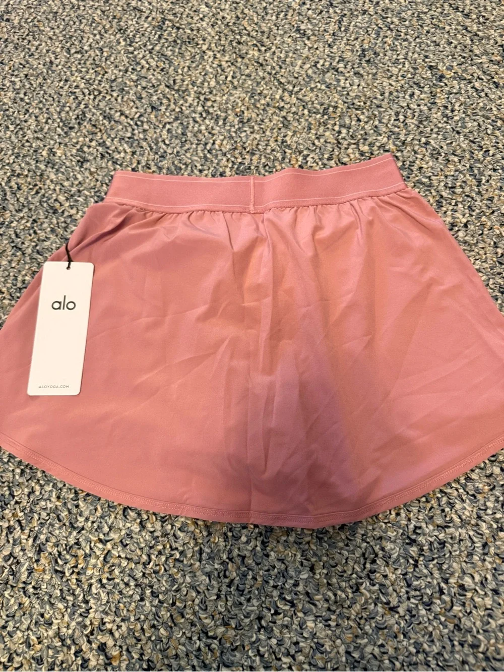 NWT ALO YOGA Match Point Skirt Pink Wild Rose